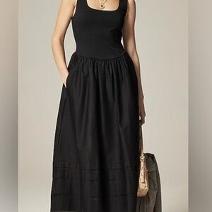 J Crew Elegant Black Maxi Dress